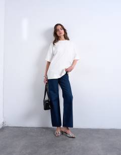 Ember low rise relaxed straight leg jean in indigo rinse - MBLUE