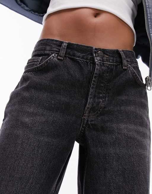 Topshop – Ember – Svarta jeans med raka ben och låg midja , 4 av 5