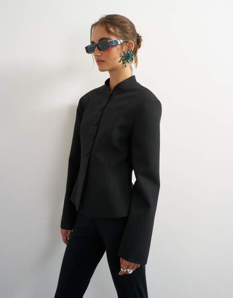Topshop ensemble veste drummer noire - view 1