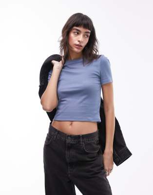 Topshop - Everyday - T-Shirt Blu
