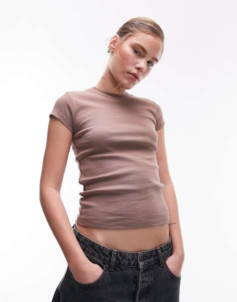 T shirt Marroni Da Donna ASOS