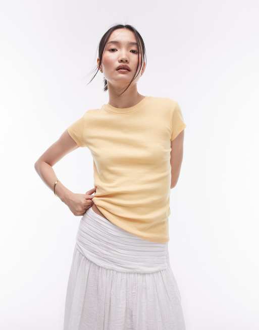 Topshop - Everyday - T-shirt color latticello 