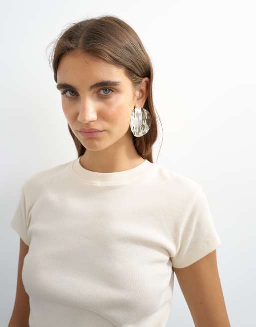 Topshop – Everyday – T-Shirt für den Alltag in Stone, 3 von 4