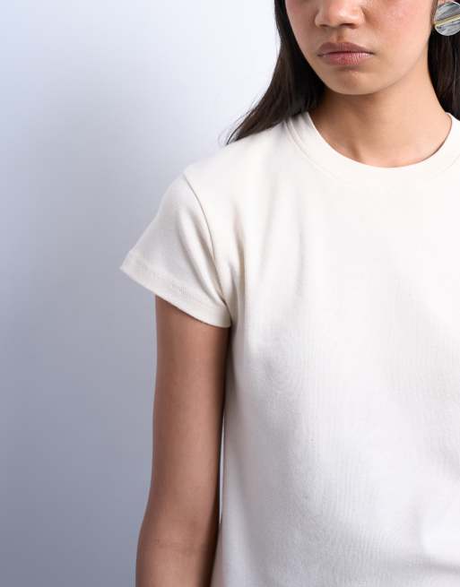 Topshop - Everyday - T-shirt in stone, 4 van 4