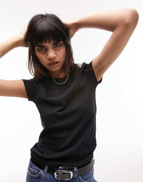 Topshop - Everyday - T-shirt in zwart - view 1