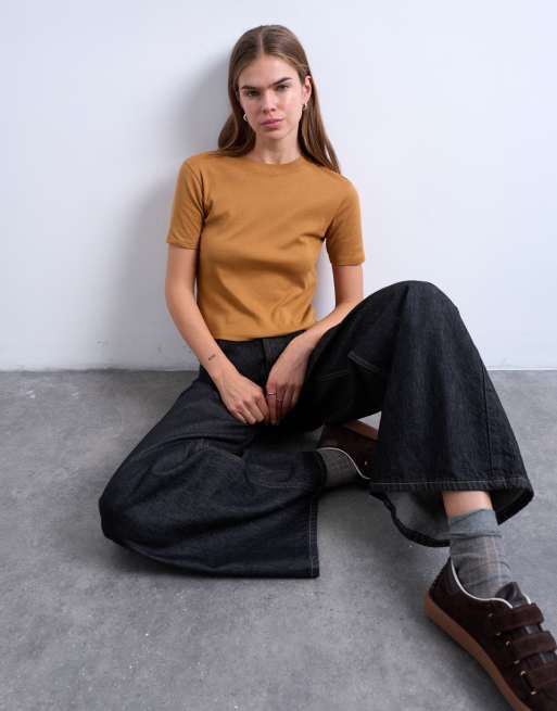 Topshop - Everyday - T-shirt mini color caffè, 2 di 4