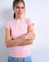 Topshop everyday tee in pink