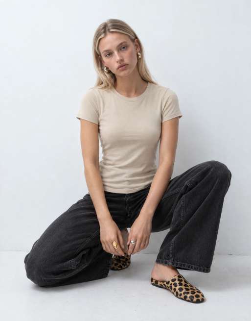 Topshop everyday tee in stone, 7 of 9