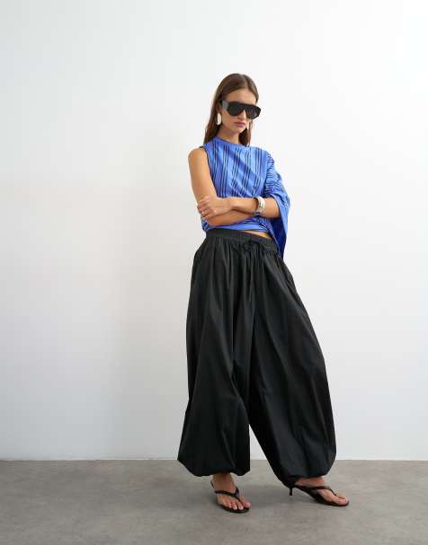 Topshop extreme balloon pants in black - view 1