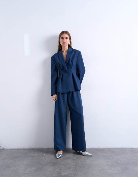 chinese dress ladies Alanna Blazer | Navy | Office Wear for Women