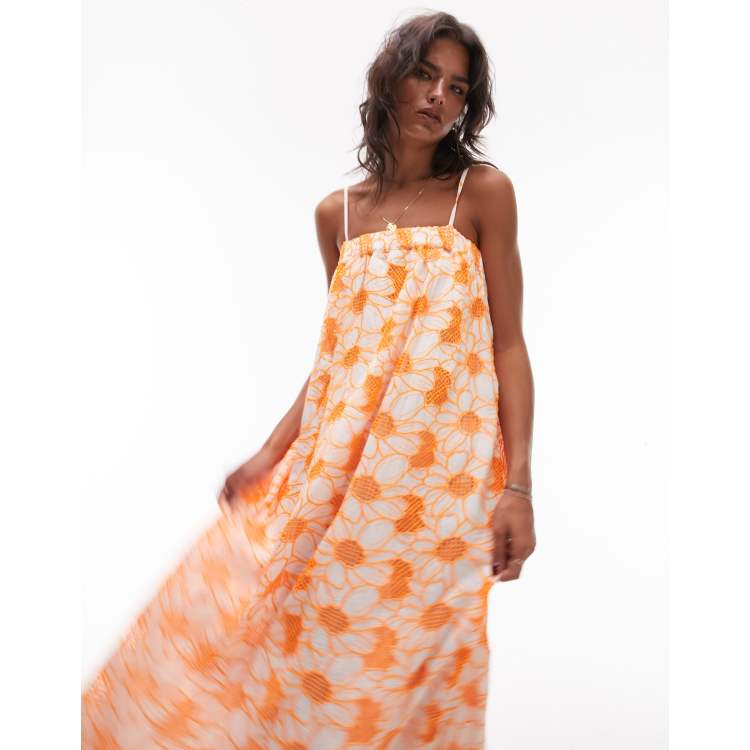 open lace back dress Citrus Midi Dress with Contrast Straps main image 0