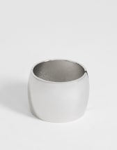 Topshop Farah oversized bangle in silver tone