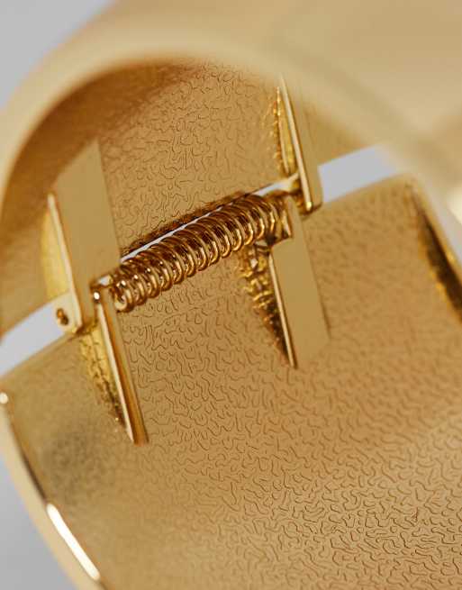 Topshop – Farah – Übergroßer Armreif in Goldoptik, 2 von 3