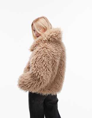 【Loulouseoul】24fw Brown Carrie Fur Jacket Loulouseoul】24fw Brown Carrie Fur Jacket