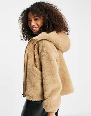 fur hoodie jacket