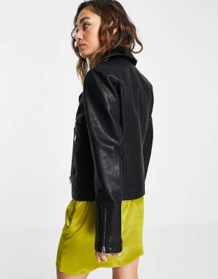 Dolly leather biker outlet jacket topshop