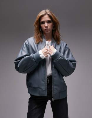 Topshop hot sale blue jacket