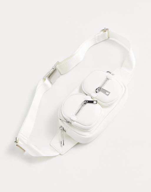 Topshop white store bum bag