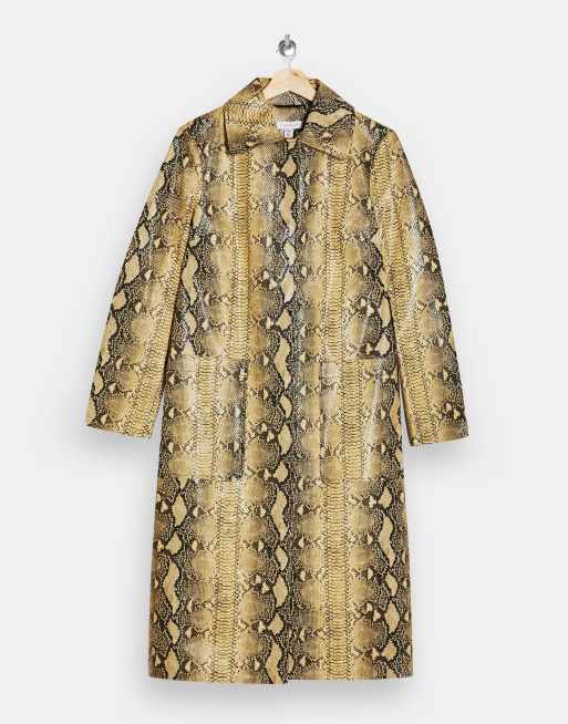 Topshop snake 2025 print jacket