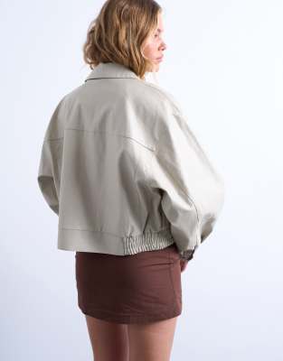 まぁ.♡さん専用★新品未使用★Faux leather crop jacket ZARA Cropped Faux Leather Jacket – Change Things Up