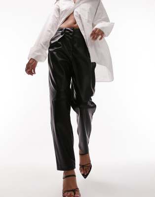 High waist hot sale peg trousers