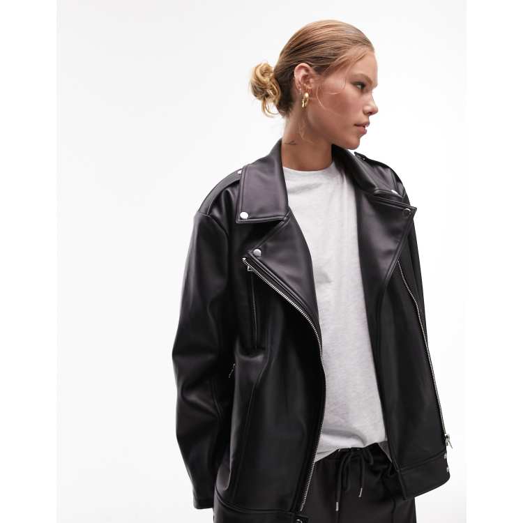 Wifey leather jacket topshop online