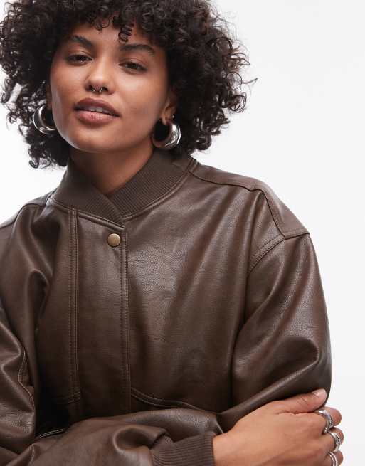 Borg lined bomber jacket store