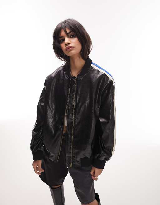 Track bomber jacket hotsell