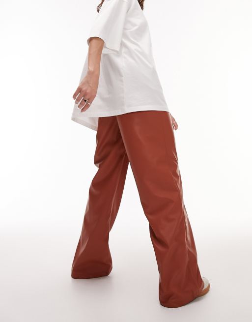 Topshop 2025 red trousers