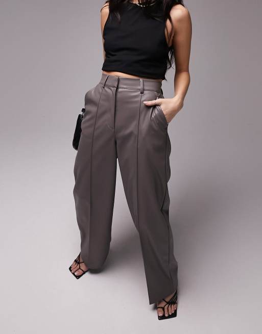 Topshop stretch shop pu trousers