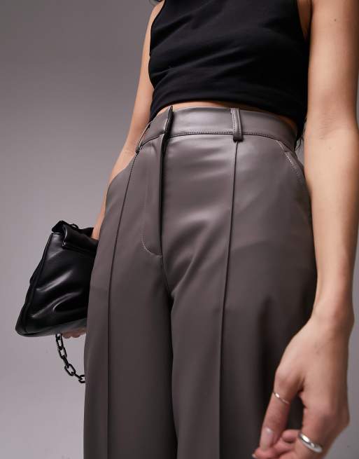 Pvc trousers topshop hotsell