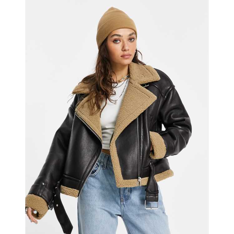 Aviator jacket topshop 2025