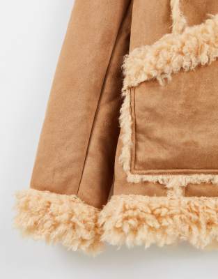 shearling shaggy jacket