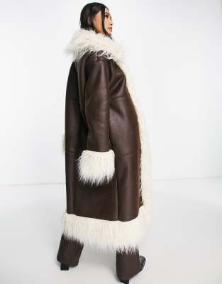 fur trim suede coat