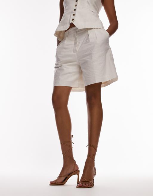 Topshop Faye strappy high heeled sandals in tan, 2 of 4