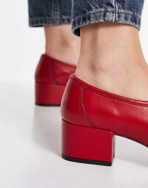 Topshop Felix heeled red | ASOS