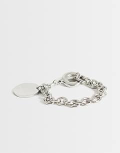 Felix waterproof charm bracelet in stainless silver