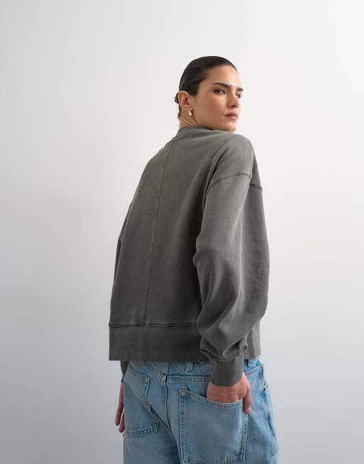 Topshop - Felpa comoda con grafica "New York", 4 di 4