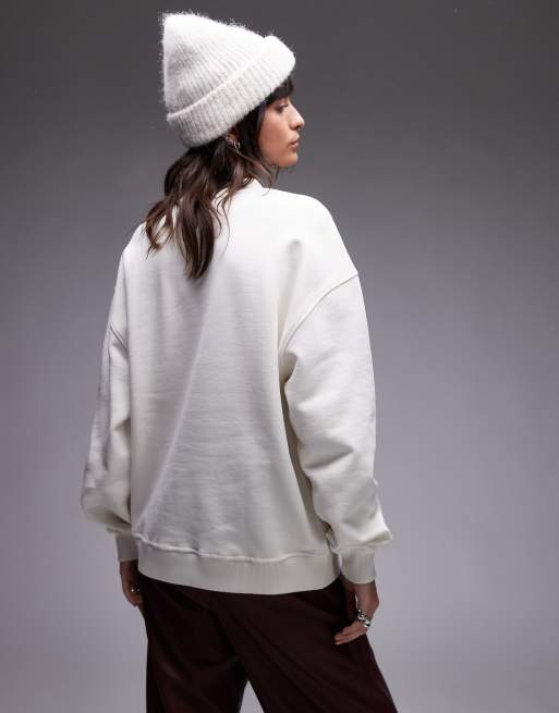 Topshop - Felpa oversize con stampa dei Blondie su licenza, 4 di 4