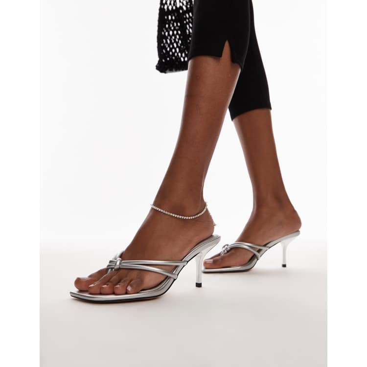 Toe post sandals with heels top