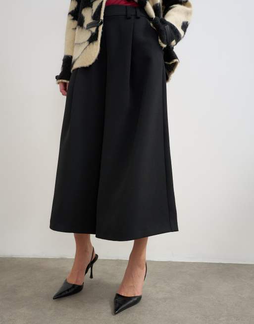 Topshop figursydd culotte i svart, 5 av 5
