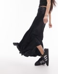 [Topshop] Topshop fishtail midi skirt in black 14 BLACK