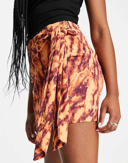 Tie dye skirt outlet mini