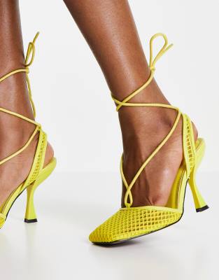 yellow heels asos