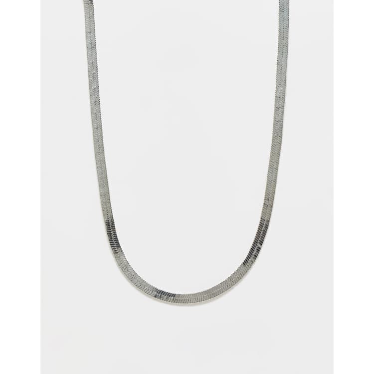 Topshop clearance silver necklace