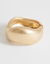 Topshop Flavia chunky bangle in gold