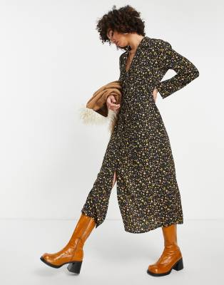 topshop midi shirt dress