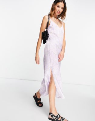 topshop floral slip dress