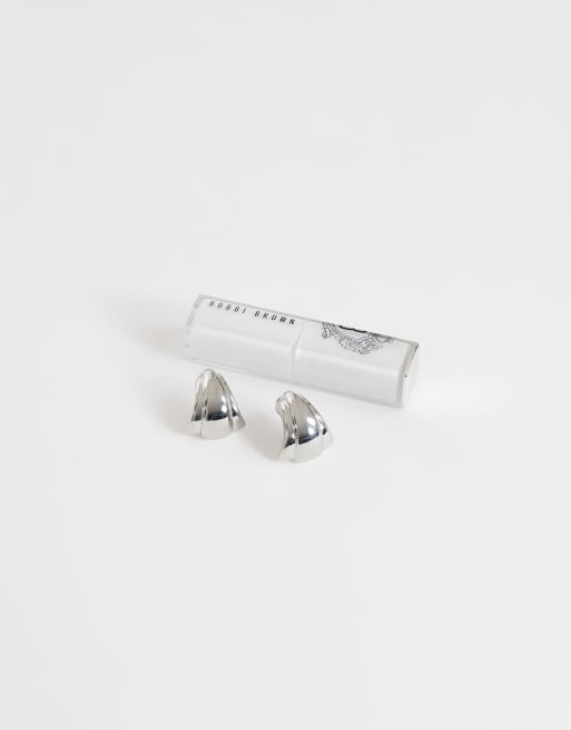 Topshop Flossie stainless steel earring in silver, 2 of 4