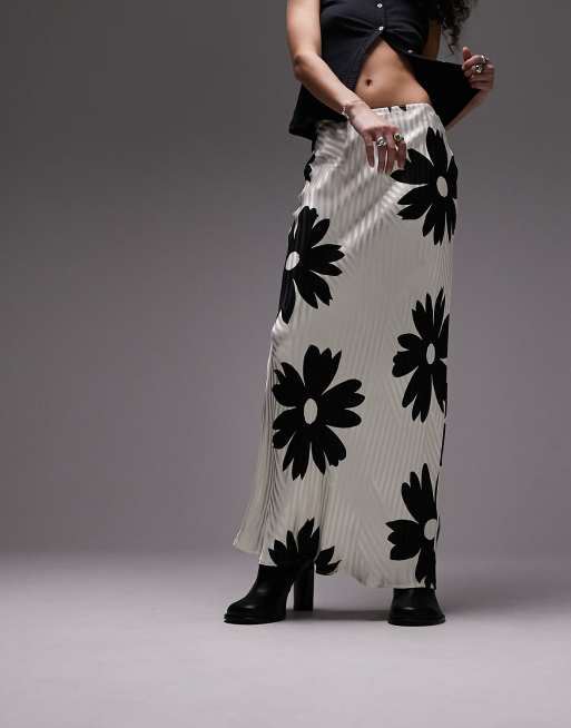 Jacquard maxi skirt sale